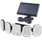 Applique murale à 300 LED Grand angle avec capteur de mouvement et télécommande