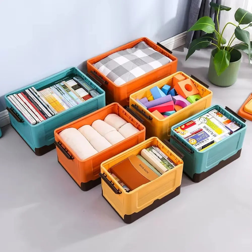 Boîte de rangement pliable multifonctionnelle