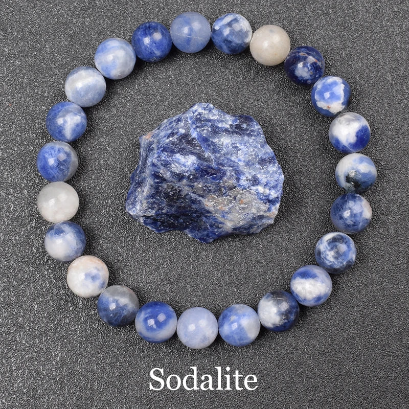 Bracelet en Pierres Naturelles – Confiance & Protection
