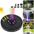 Fontaine solaire RVB