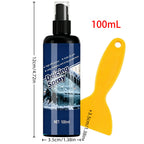 Spray Dégivrant Rapide pour Réfrigérateur et Congélateur – Élimine le Givre Facilement + Raclette OFFERTE
