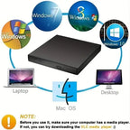 Lecteur CD/ RW/ DVD-ROM Externe USB 3.0