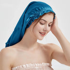 Bonnet de Nuit en Soie de Mûrier pour Cheveux Longs