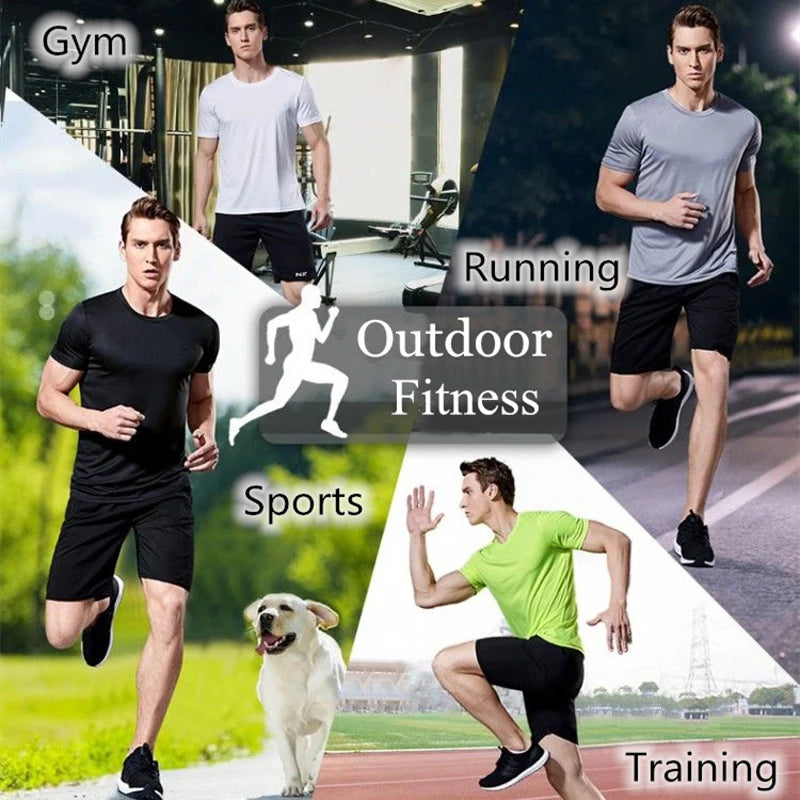 T-Shirt de Sport Séchage Rapide et Manches Courtes