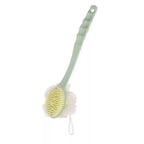 Brosse de douche 2 en 1 à long manche