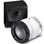 Loupe Cylindrique Portative 30X avec Échelle, Lumière LED & UV
