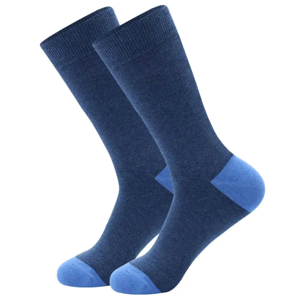 Lot de 5 Paires de Chausettes en Coton à Motifs Fantaisie - Homme