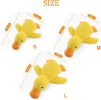 Ducky - Jouet Canard en Peluche pour Chiens Résistant à la Mastication