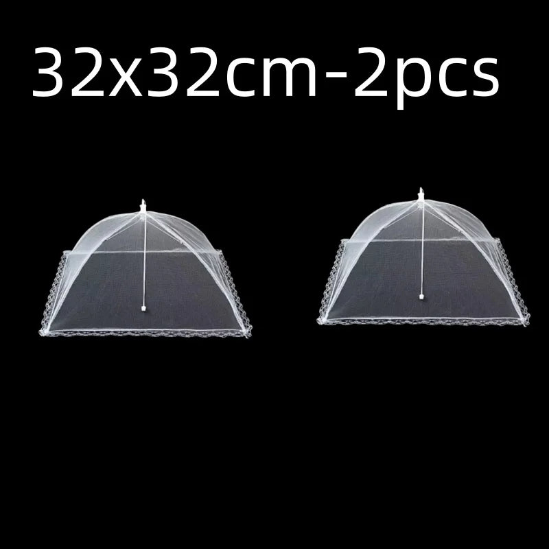 2x Cloche Alimentaire Pliable Anti-Insectes + 1 OFFERTE