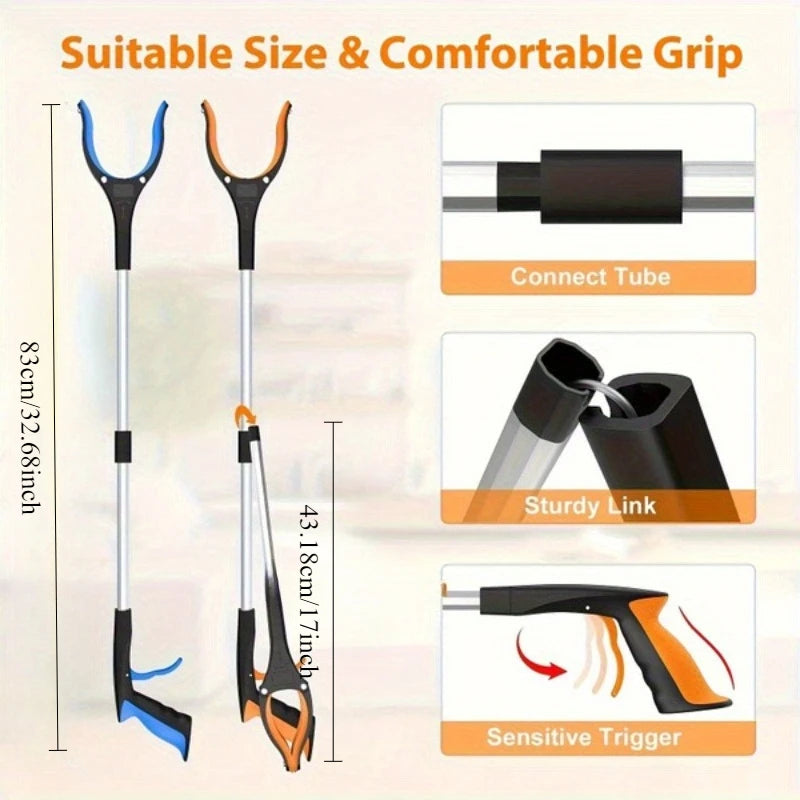 Pince à Ramasser Pliable Aimantée 32" — rotation 360°