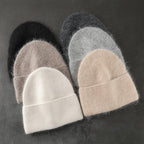 Skulies - Bonnet moelleux, doux & chaud imitation Angora