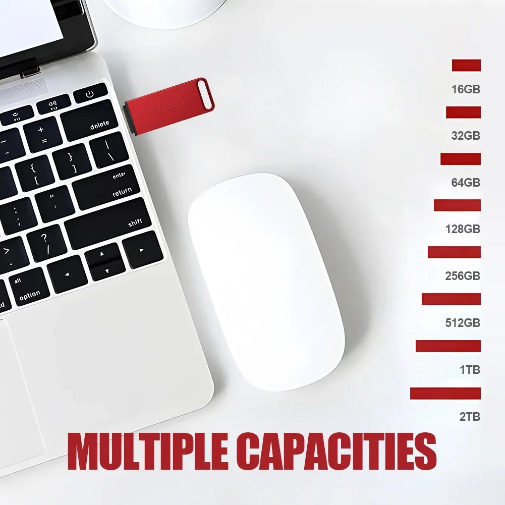 Clé USB 2TO Solide & Élégante – Stockage XXL