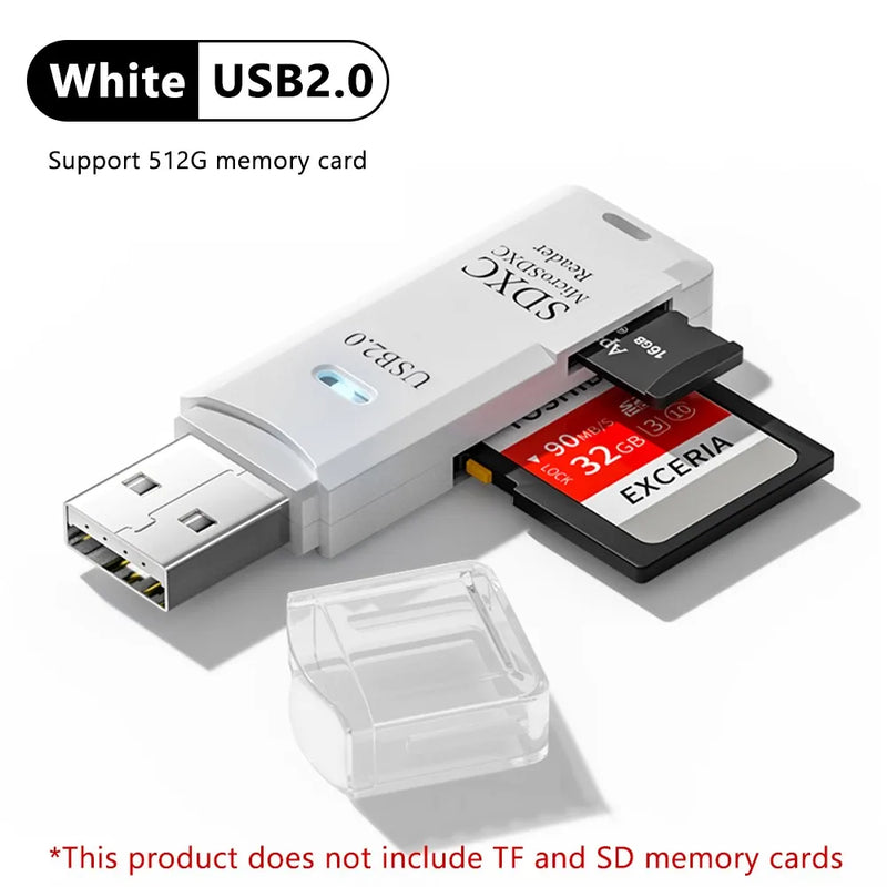 2x Mini Lecteur Carte Mémoire USB 3.0 SD Micro SD TF OTG - Haute Vitesse et Compatibilité