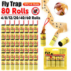 Lot de 40 Rouleaux Attrape-Mouches