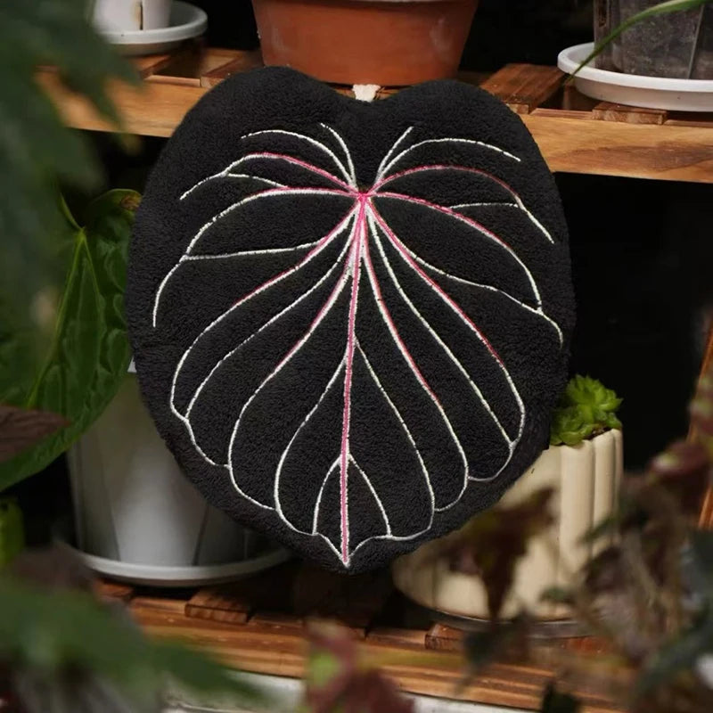 Leafy - Serviette à Main en Microfibre Absorbante en forme de Feuille