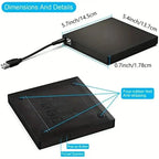 Lecteur CD/ RW/ DVD-ROM Externe USB 3.0