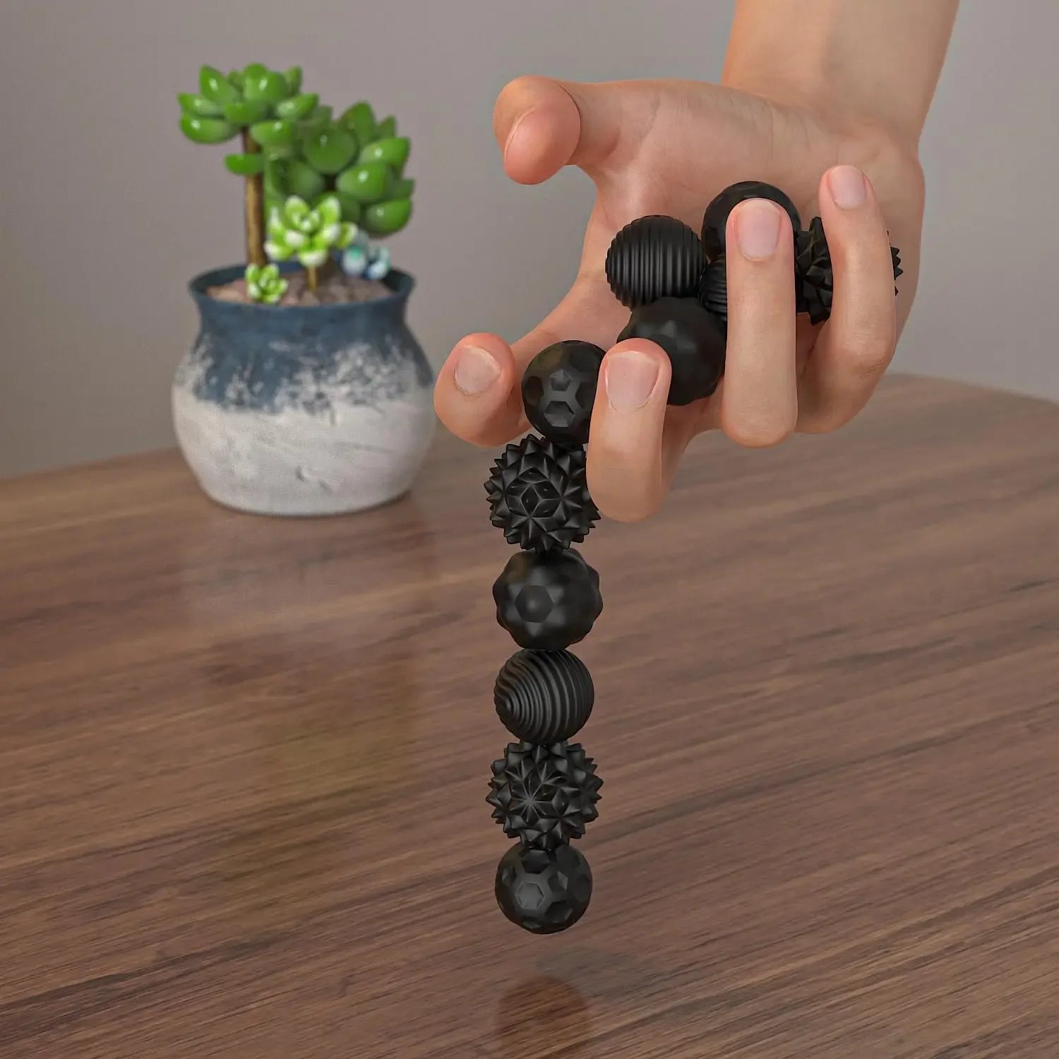 8x Boules Sensorielles Magnétiques en Silicone - Anti-Stres & Concentration
