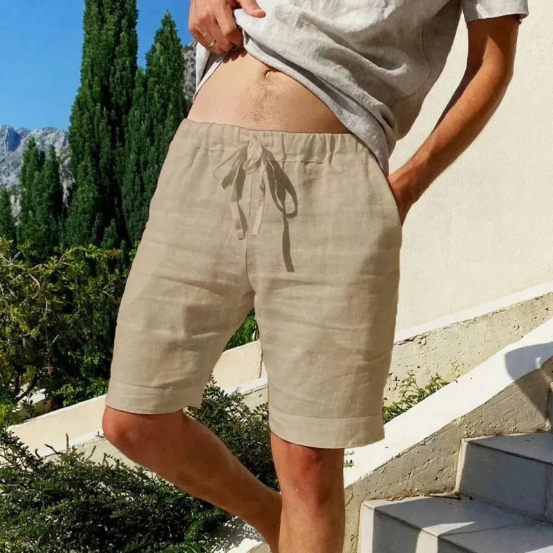 Pantalon Court Homme Léger – Look Estival Chic