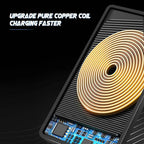 Chargeur Sans Fil Antidérapant de Voiture pour Smartphone
