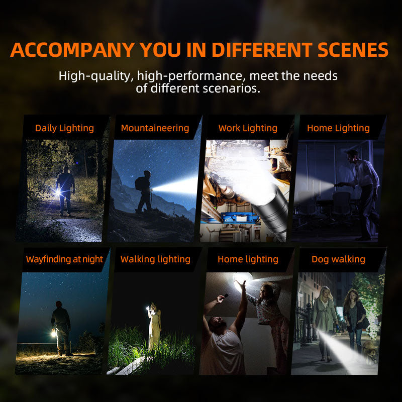 SUPERFIRE - Mini lampe torche puissante et étanche