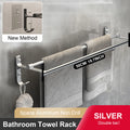 Porte-Serviettes Mural Double Barre Sans Perçage