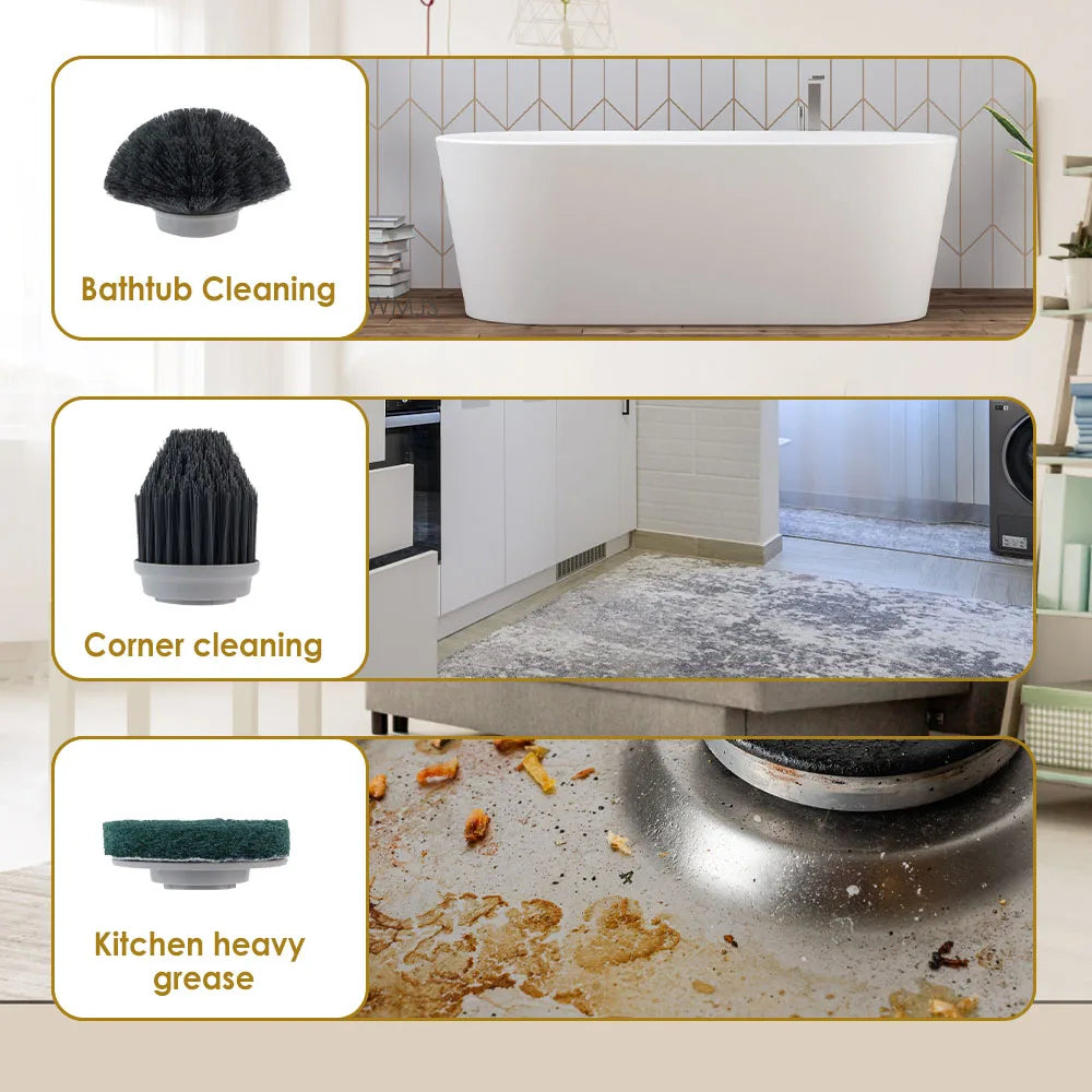 Brosse Électrique 10 en 1 Nettoyage Intensif