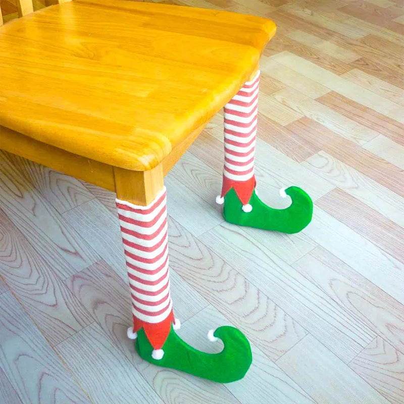 Lot de 4 Chaussettes Lutin pour Pieds de Table et Chaise