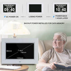 Calendrier horloge numérique multifonctions avec télécommande
