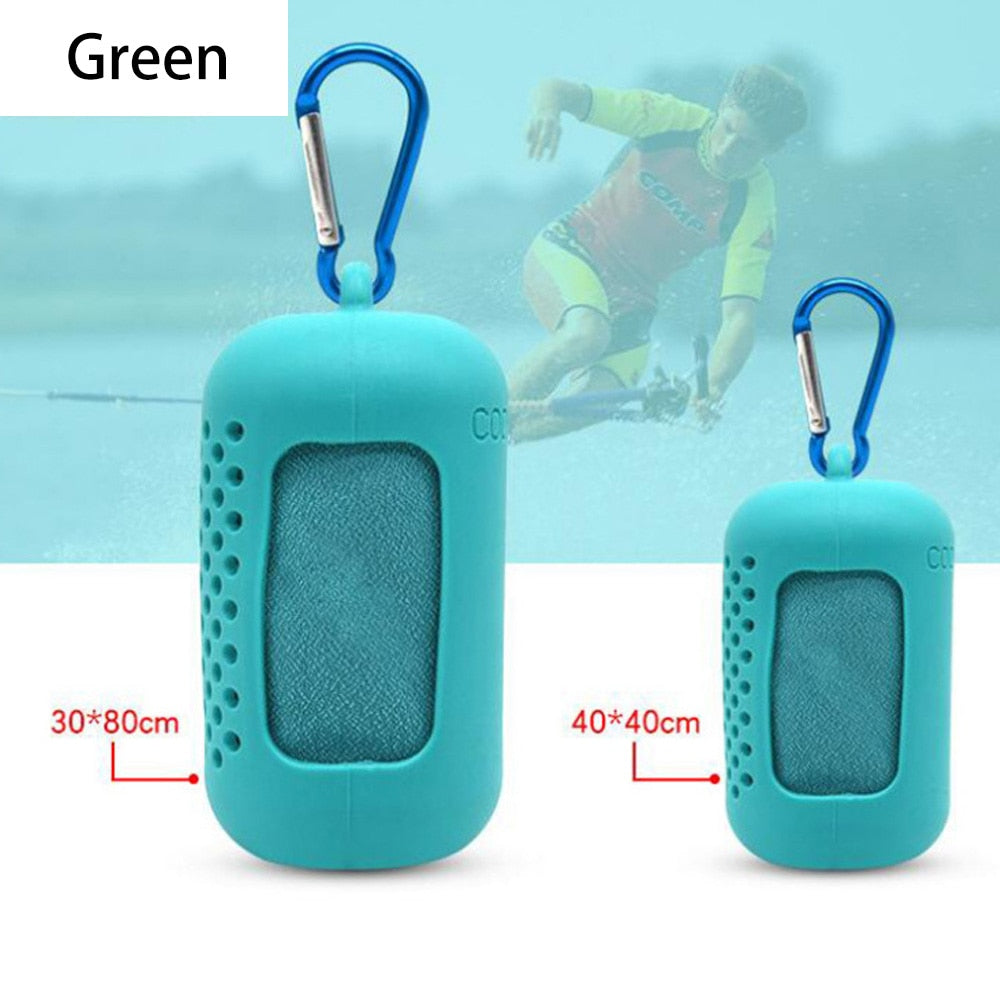 Serviette en microfibres ULTRA absorbante - Porte clé