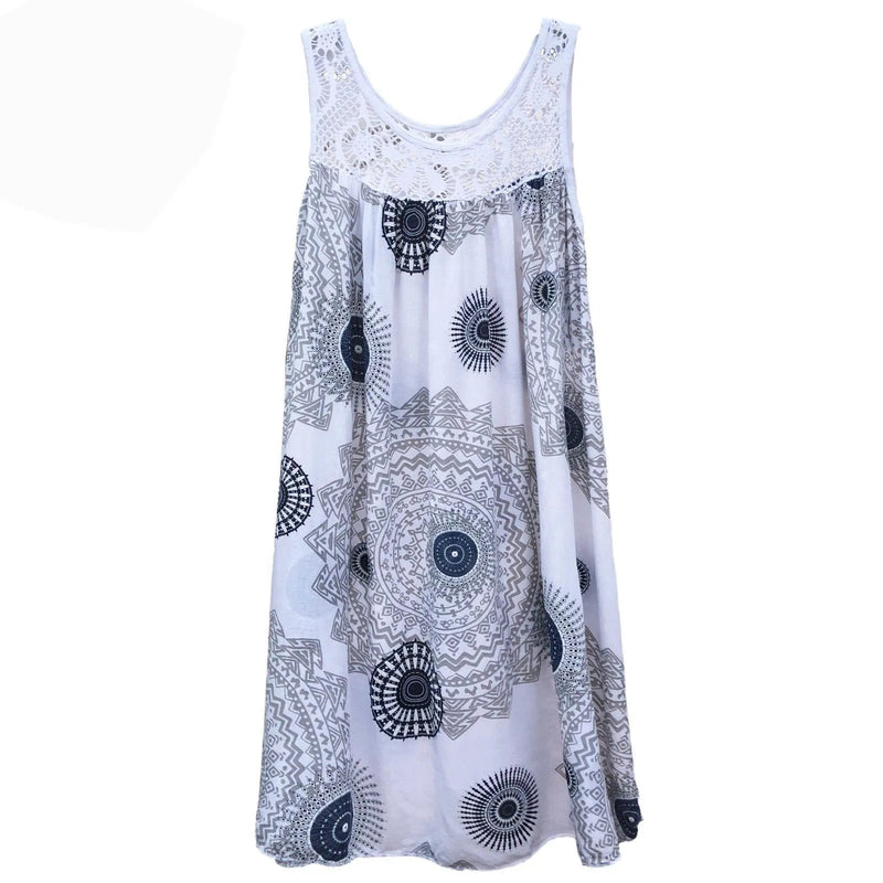 Robe d'Été à Motif Mandala - Spéciale Grandes Tailles