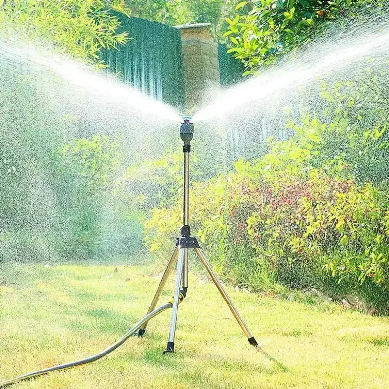 Arroseur Jardin 360° avec Trépied Inox