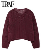 Cardigan Décontractés à gros boutons doré pour Femme