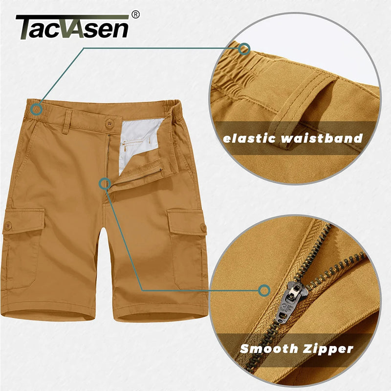 Short Cargo Homme Multi-Poches Confort Été