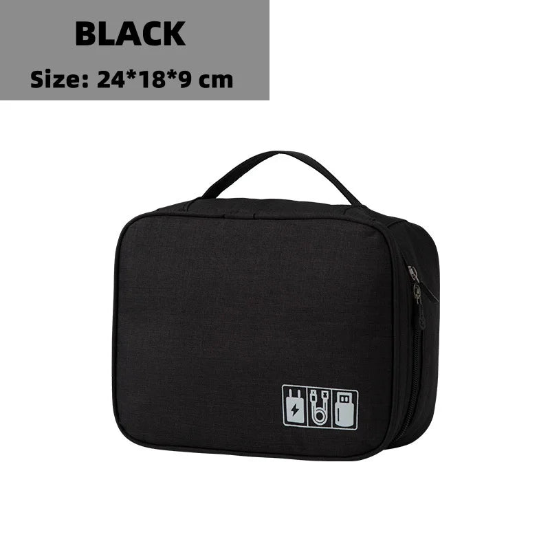 Sac de Rangement de Voyage pour Accessoires Électroniques