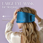 Bandeau de Sommeil XL en Soie de Mûrier Réglable