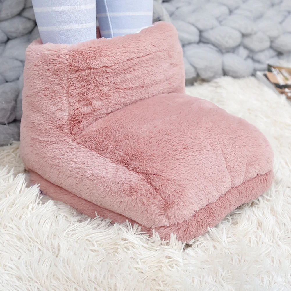 Chauffe-Pieds Bottes USB en Peluche Douce