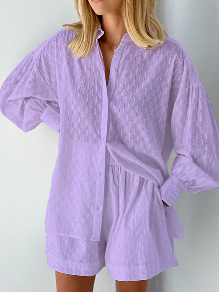 Ensemble 2PCS Chemise et short ultra-léger