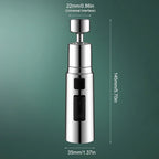 Extension d'Évier de Cuisine Rotative 360° Universelle 3 Modes