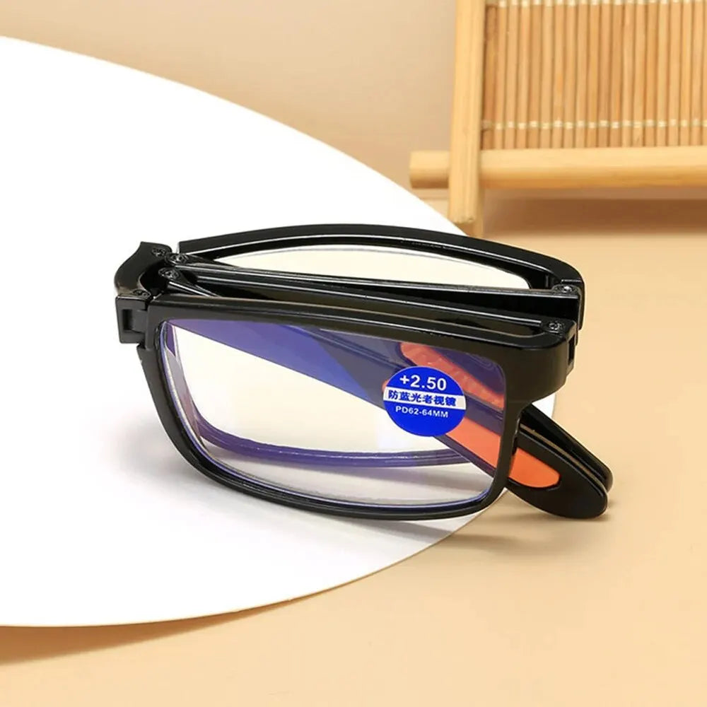 Lunettes de Lecture Pliables Anti-Lumière Bleue Unisexe – Compactes et Portables avec Étui de Poche OFFERT