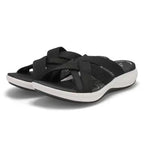 Sandales Mules Femme à Brides Croisées – Semelle Confort Nuage pour Plage et Été