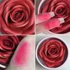 Fard à Joue en Forme de Rose - Idée Cadeau + Pinceau OFFERT