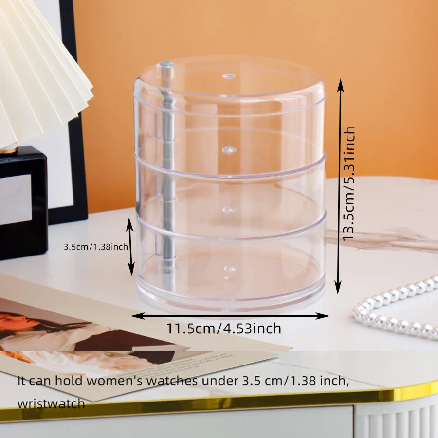 Boîte de Rangement Rotative & Transparente pour Ceintures
