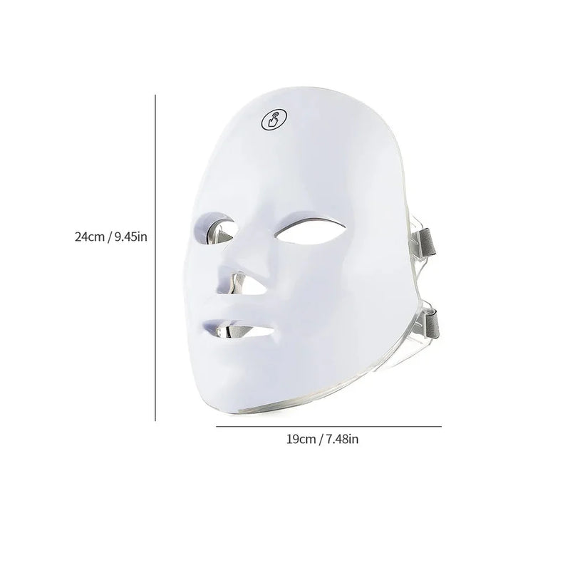 Masque Visage & Cou Anti-âge Luminothérapie 7 Couleurs
