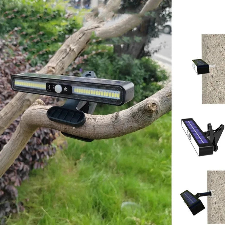 Réglette LED Solaire à clipser - Detection automatique des mouvements