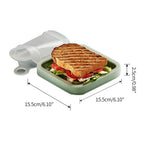 Boîte à Bento Sandwich avec Couvercle en Silicone