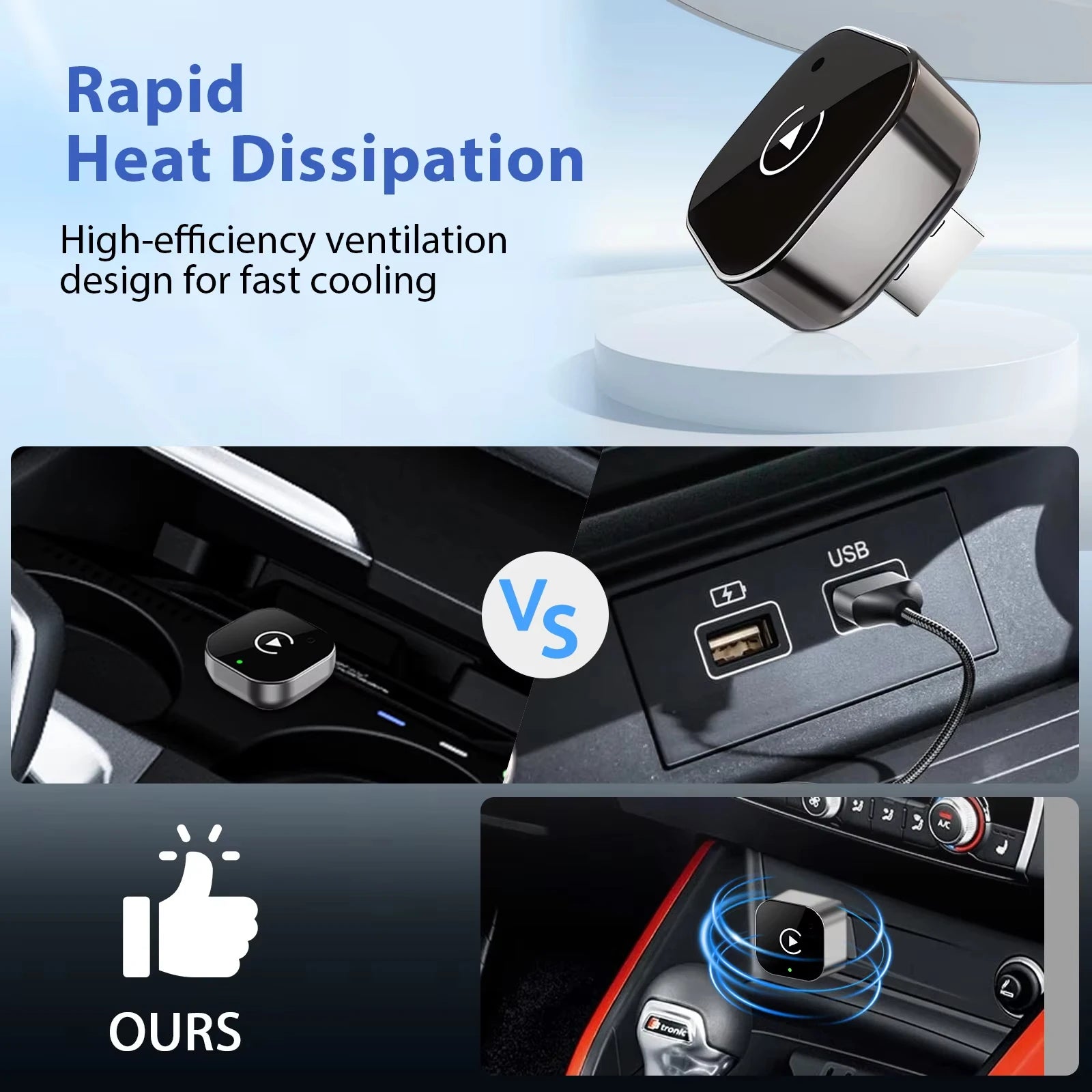 Adaptateur CarPlay Sans fil pour Voiture