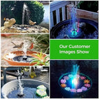 Fontaine solaire RVB