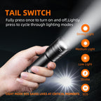 SUPERFIRE - Mini lampe torche puissante et étanche
