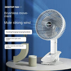 Mini ventilateur de bureau clipsable et pliable