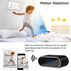 Réveil Connecté Espion pour Maison WIFI DVR Full HD 1080P